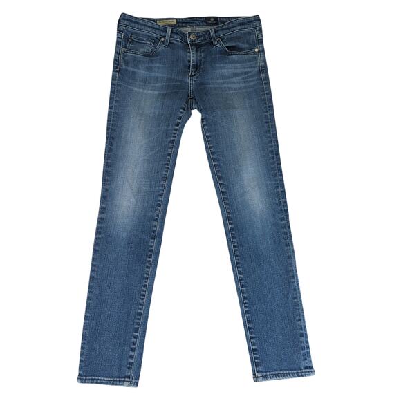 AG Adriano Goldschmied‎ Stevie Ankle Slim Straight Leg Jeans Women's 27 Stretch - Picture 1 of 8